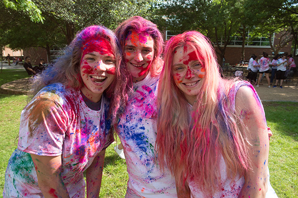 International Students at the UIW Festival of Colors