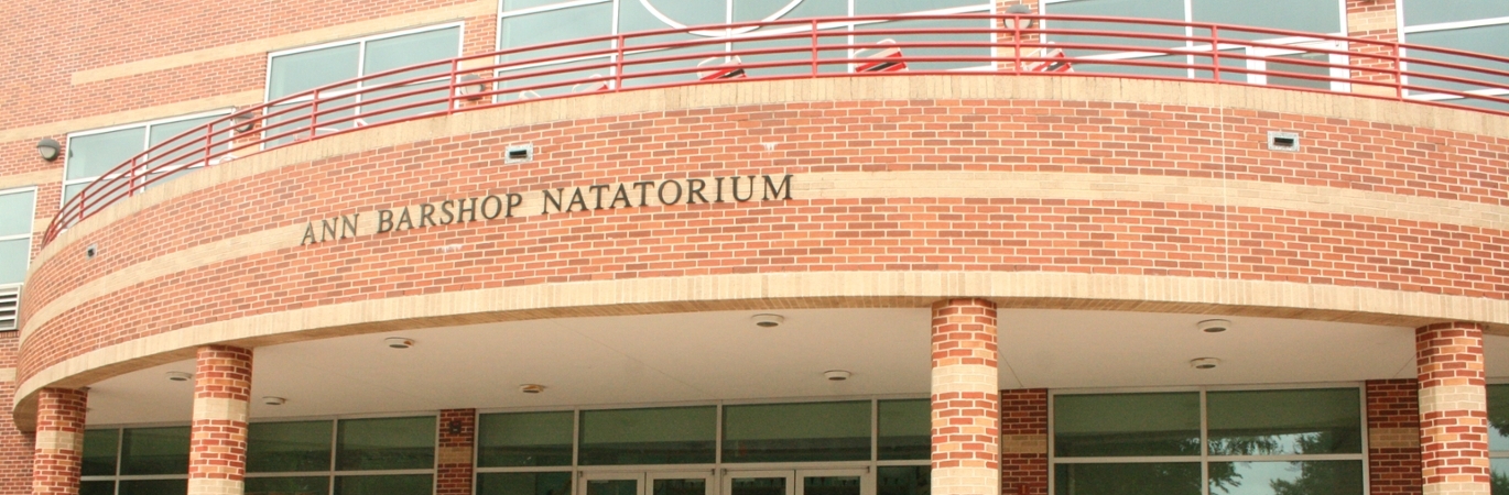 Front of Natatorium on the campus of the University of the Incarnate Word