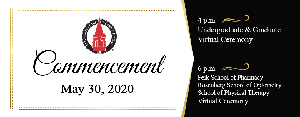 May, 2020 Commencement announcement