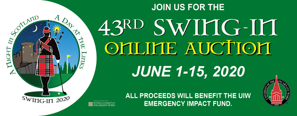 Swing-in online auction banner