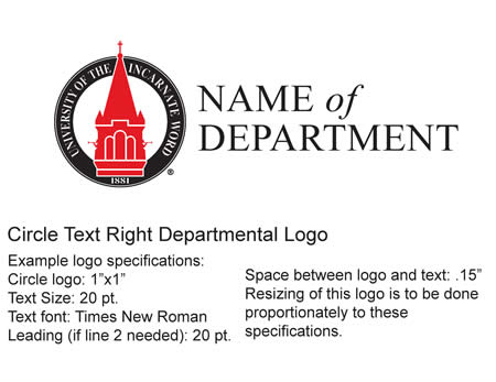 dept circle logo for the University of the Incarnate Word