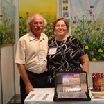 Linda Jacobson ’90  and husband David