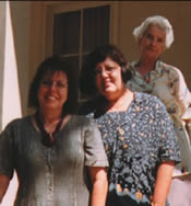 Bottom-Top: Elrose Wick Caruso, Aileen Wick Hyber, and Martha Baker