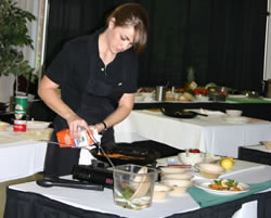 Student wins Iron Chef event with fishy dish