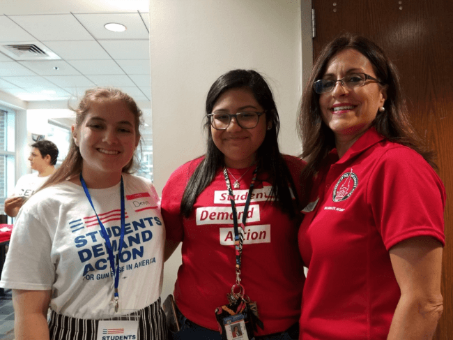 Leaders in Students Demand Action for Gun Sense in America and UIW Graduate Letty Gallo