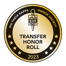 PTK Transfer Honor Roll Badge