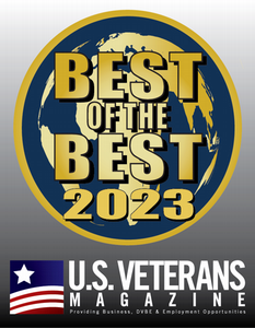 2023 US Veterans Magazine Best of the Best badge 