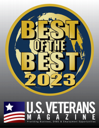 U.S. Veterans Magazine 2018 award logo