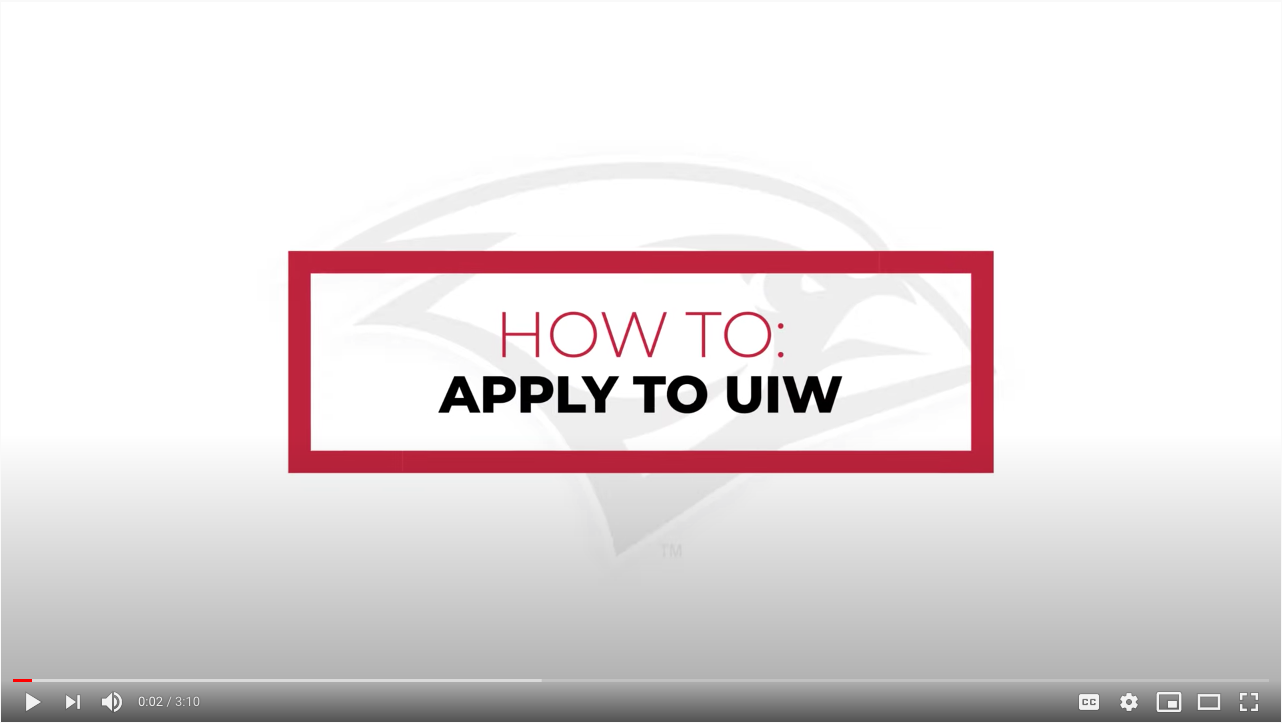 How To Apply to UIW