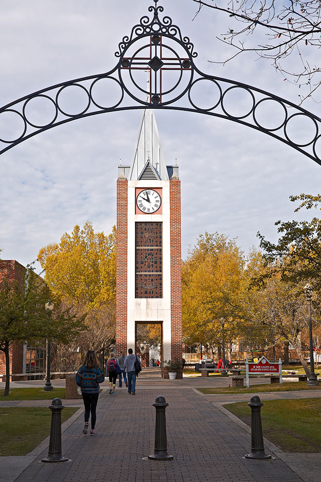 UIW Clock Tower Walkway