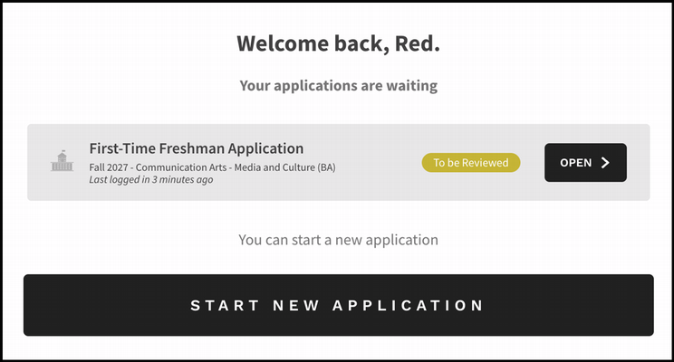 Screenshot of Application Update Steps, described above