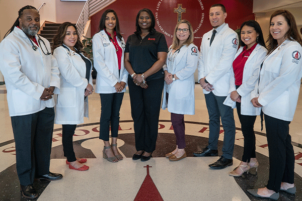 UIW health professions students