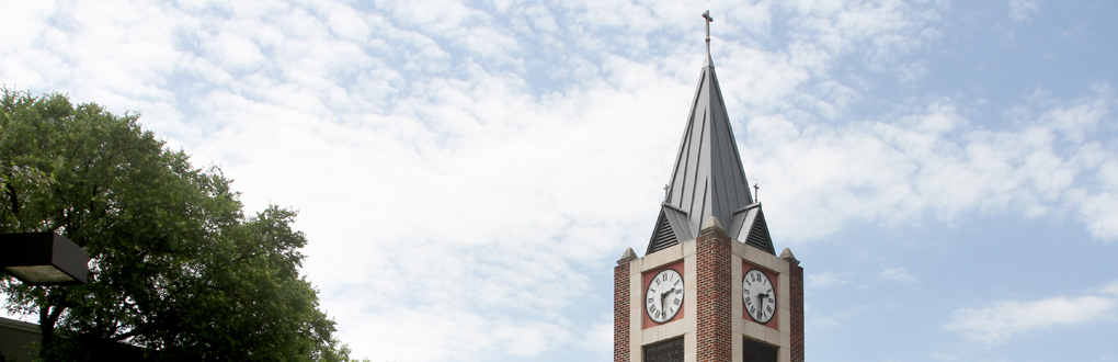 top of UIW clock tower