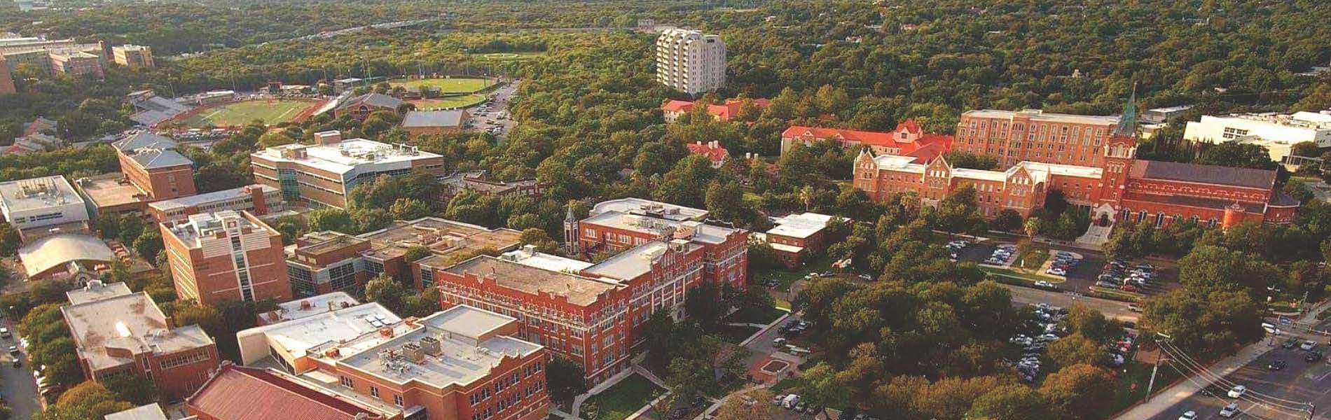 aerial hero of campus