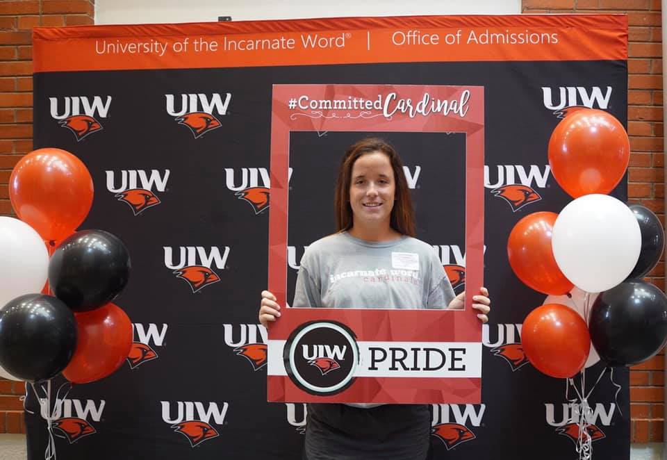 Freshman student at orientation