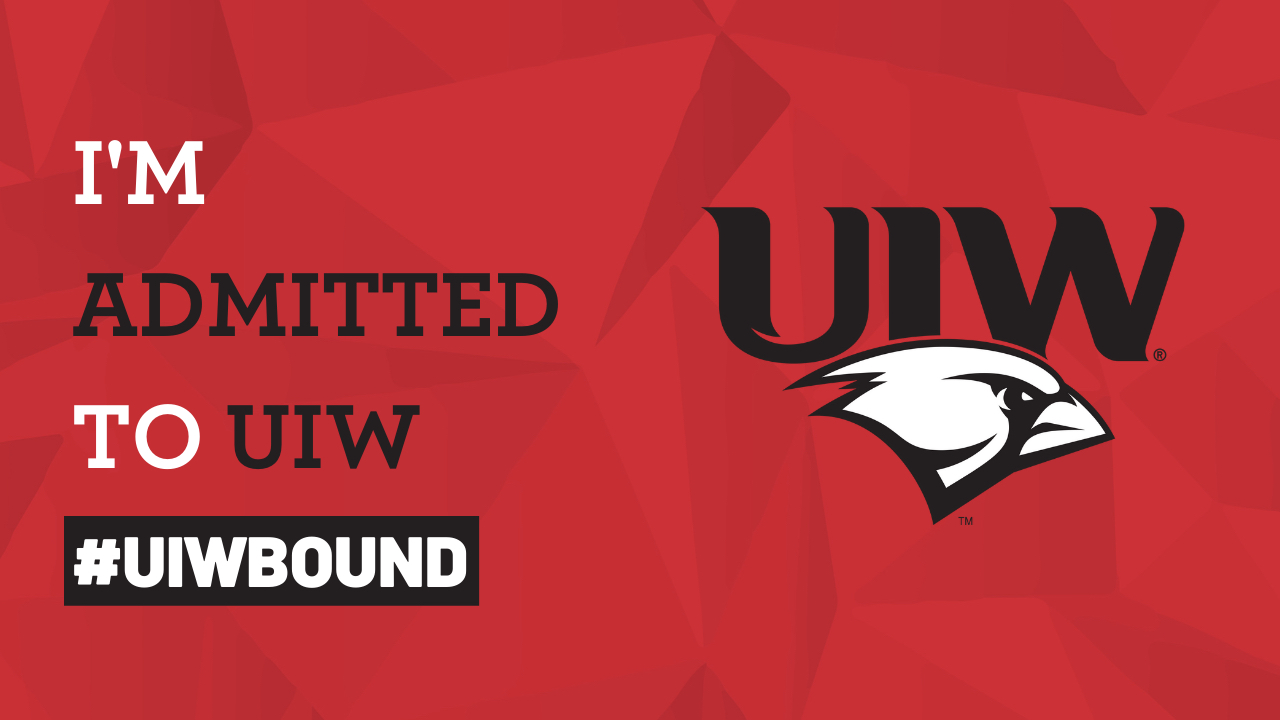 UIW Admitted Cardinal background