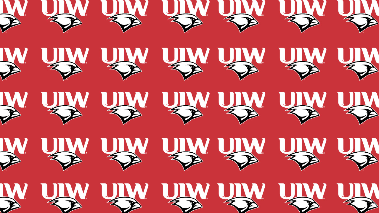 UIW Cardinal Logo background