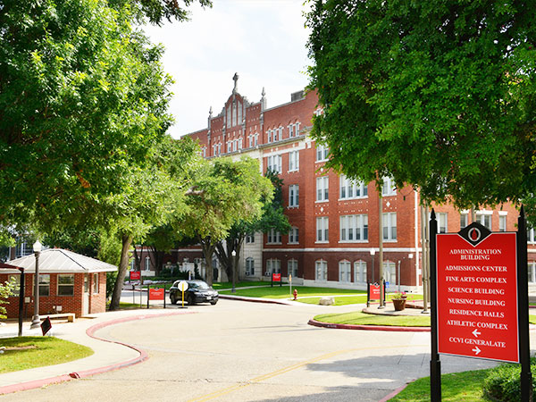 UIW campus admission building