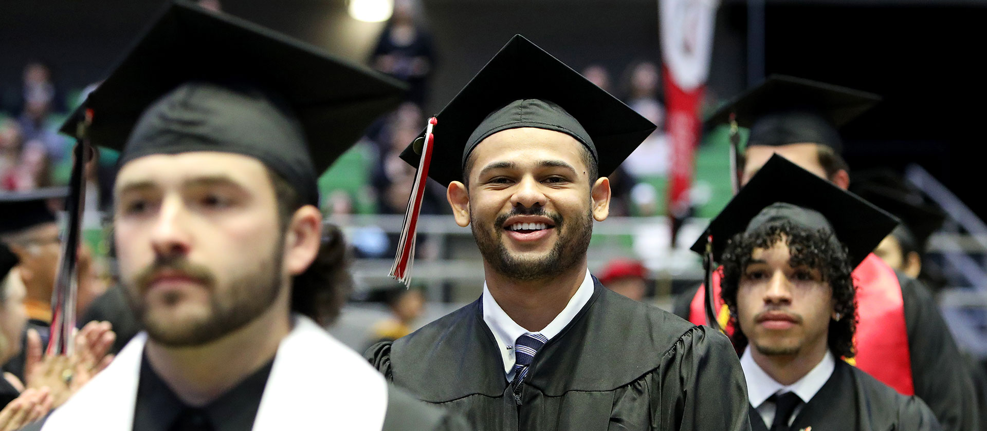 Students at graduation