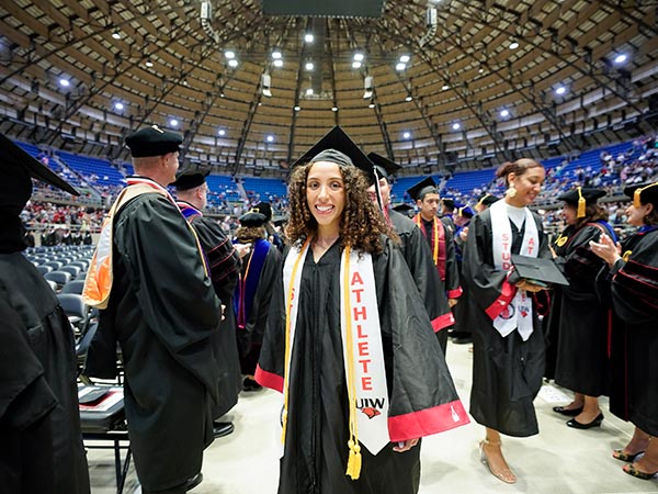 student graduating
