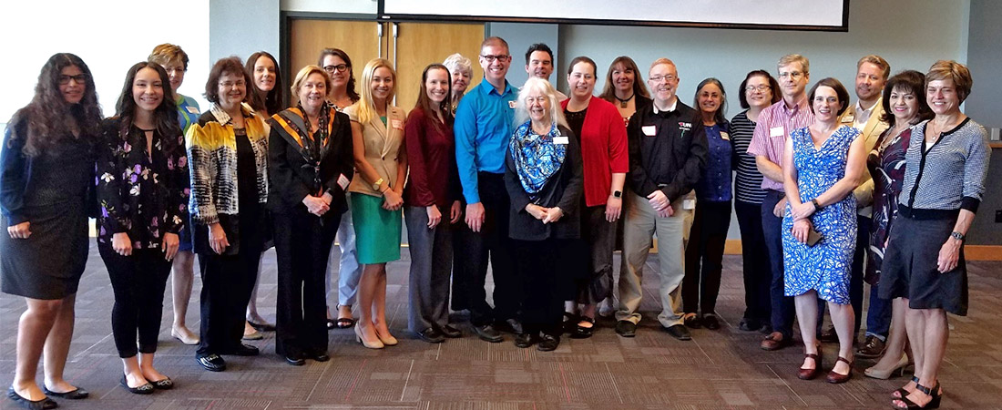 Some of the Presenters at the First Faculty Service Learning Showcase in 2017