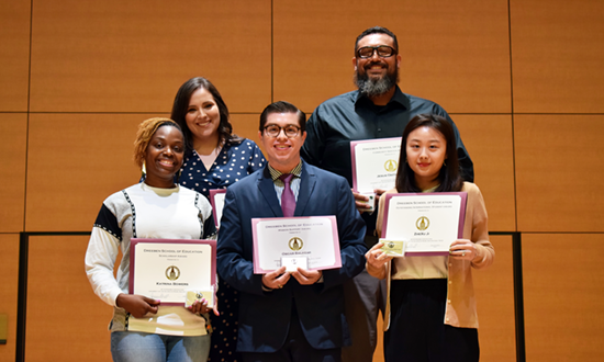 Master's awards winners