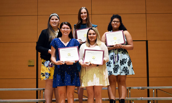 Teacher Education award winners