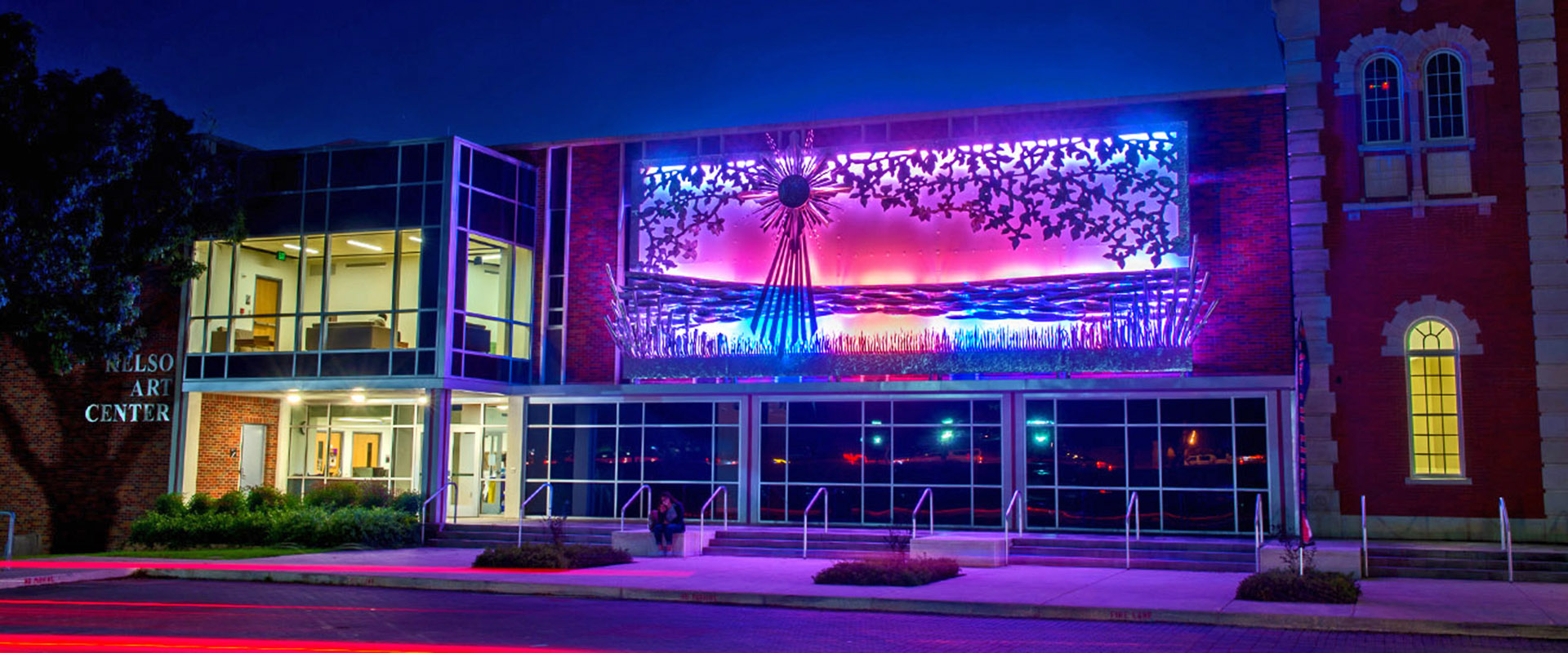 UIW Fine Arts building mural