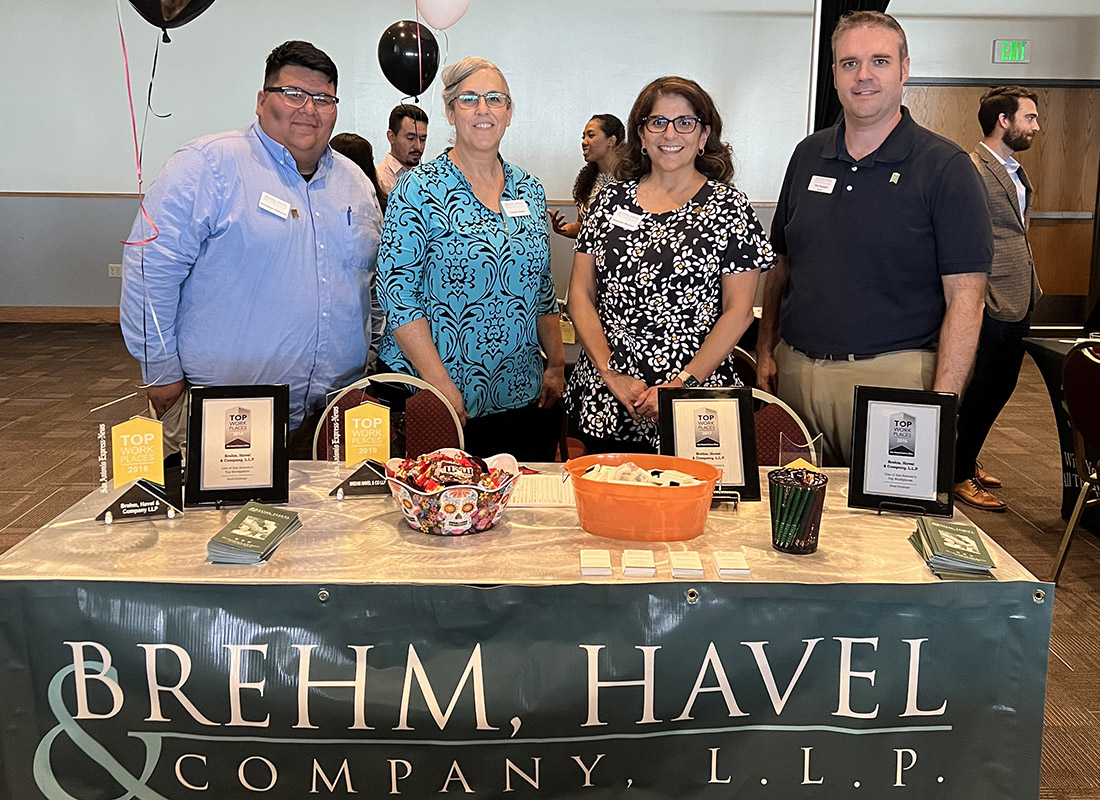 Brehm Havel Company group at the career fair