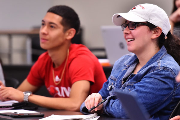 Students in class