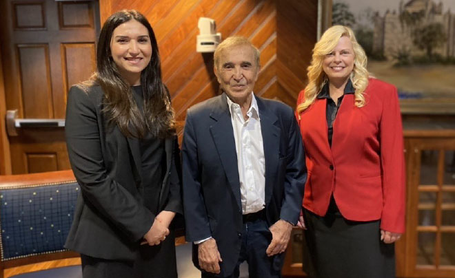 Rosalinda Sanchez Moncada, Dr. Bill Gonzaba, and Dr. Chris Nesser