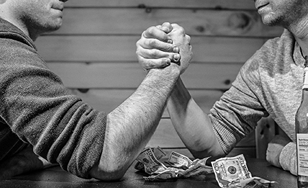 stock arm wrestling photo