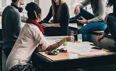 stock photo of coworkers