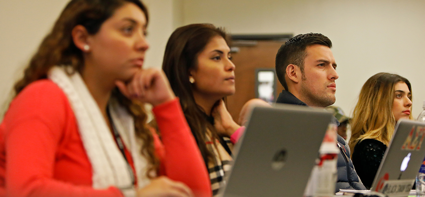 Students in UIW's MHA program