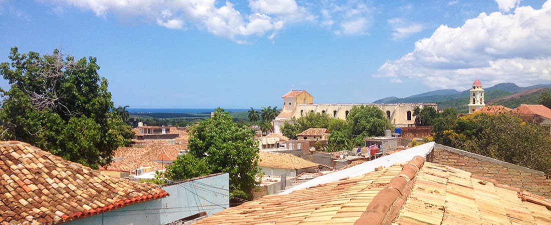 Image from rooftop in Cuba