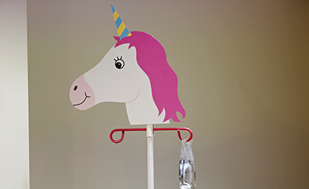 Journey Pole prototype of unicorn