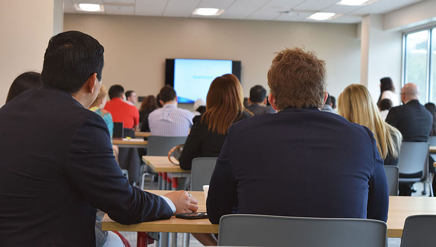 students at workshop