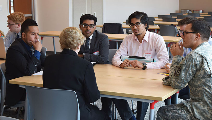 students at workshop