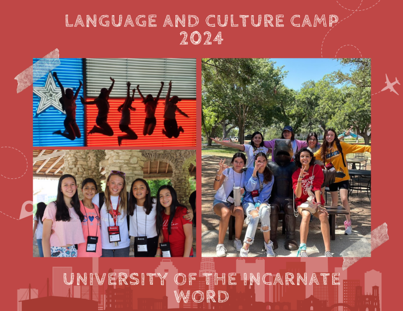 Culture Camp logo and montage of students