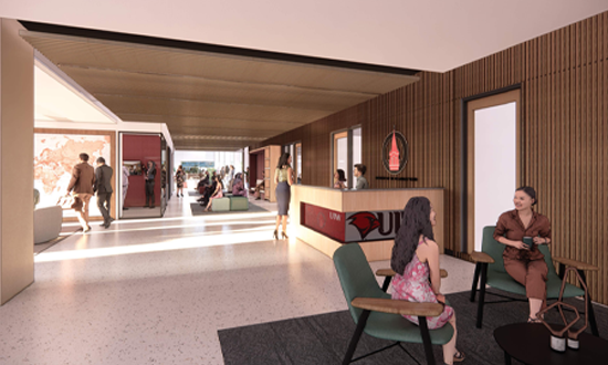 Another rendering of Founders Hall