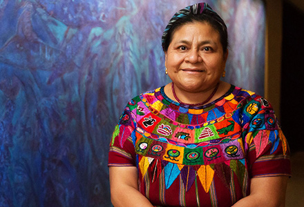 Nobel Laureate Rigoberta Menchú