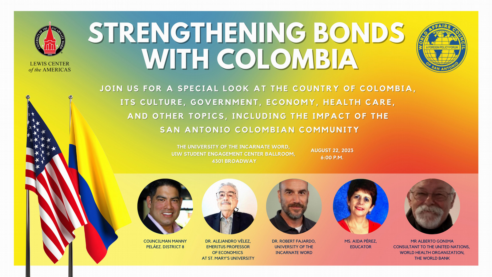 wacosa colombia event flyer