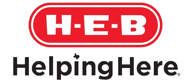 HEB Helping Here logo