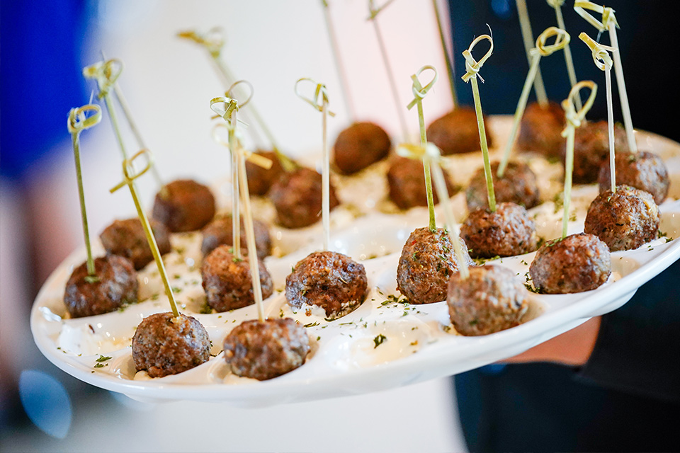 Meatball platter