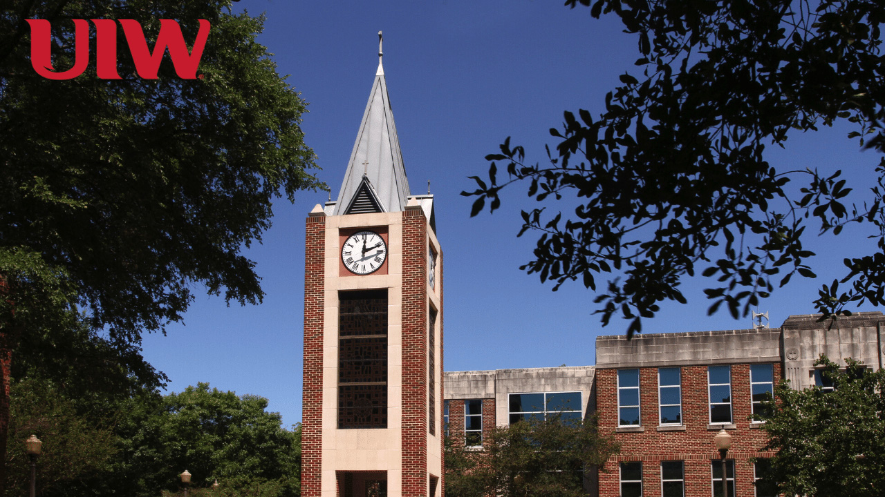UIW clocktower background
