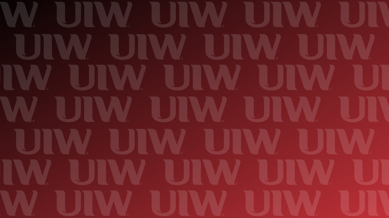 UIW logo gradient background