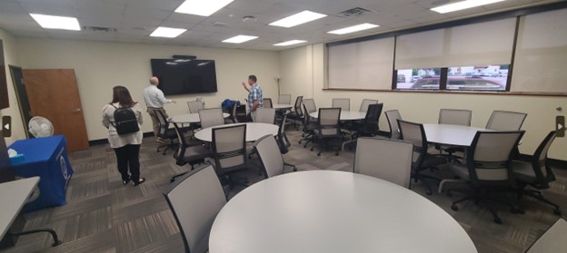 Lackland AFB Classroom round table