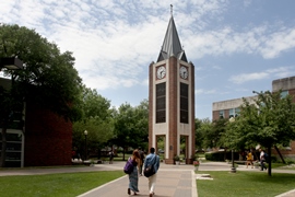 UIW clock tower