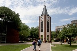 UIW clock tower