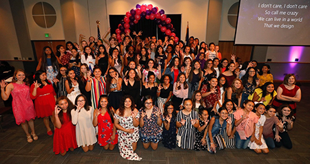 GEMS campers celebrate end of summer with UIW Cardinal salute